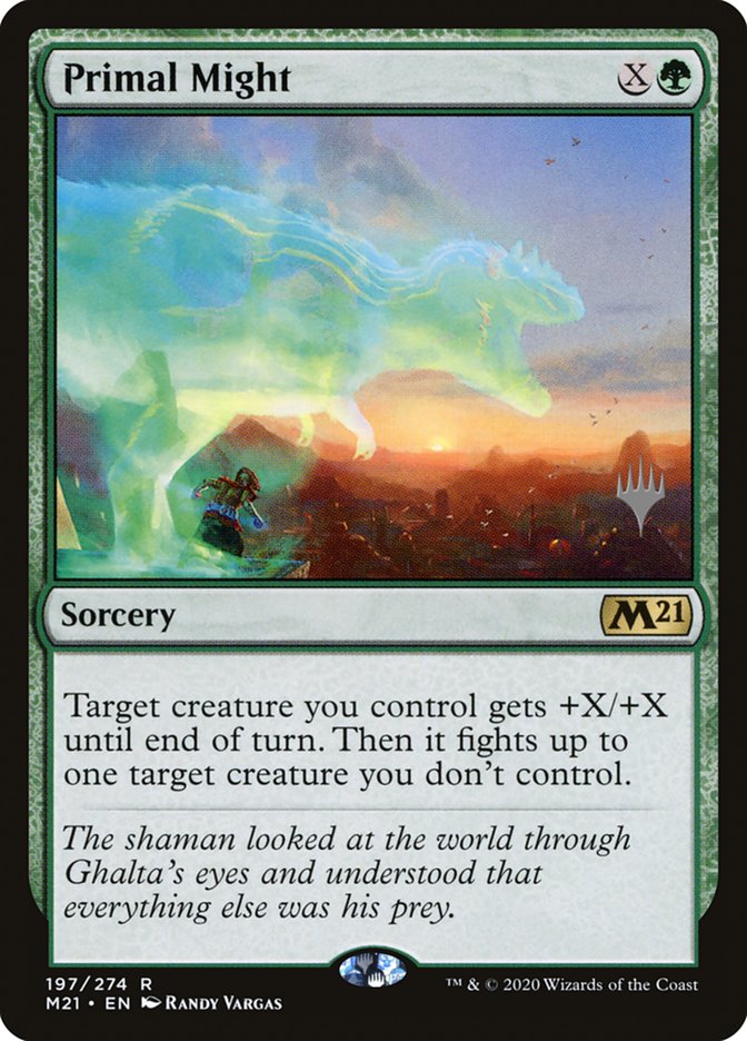 Primal Might (Promo Pack) [Core Set 2021 Promos] | Game Master's Emporium (The New GME)