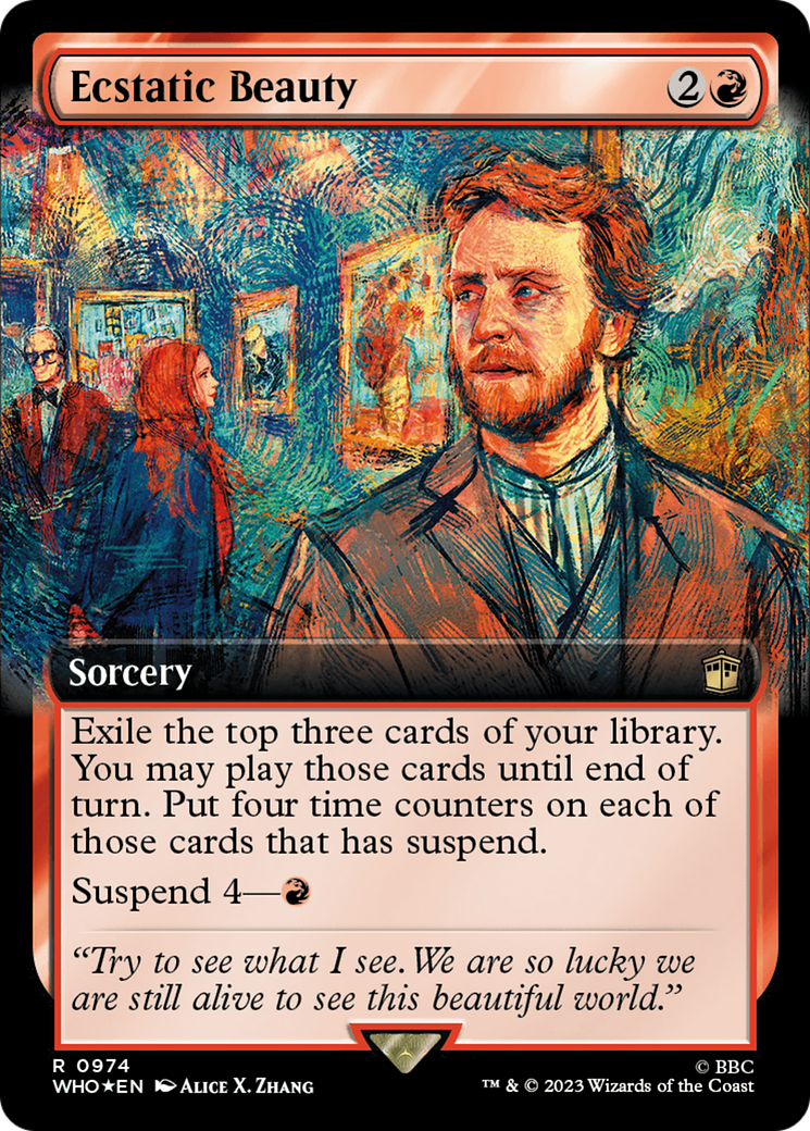 Ecstatic Beauty (Extended Art) (Surge Foil) [Doctor Who] | Game Master's Emporium (The New GME)