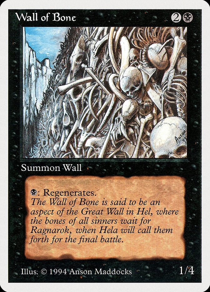 Wall of Bone [Summer Magic / Edgar] | Game Master's Emporium (The New GME)