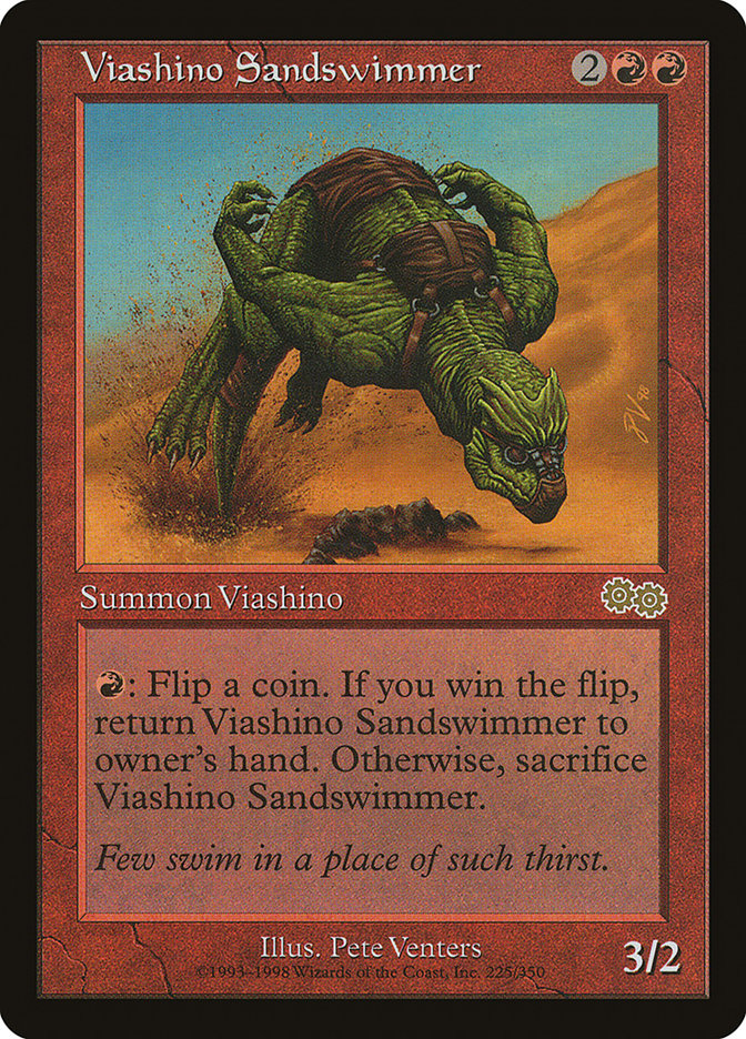 Viashino Sandswimmer [Urza's Saga] | Game Master's Emporium (The New GME)