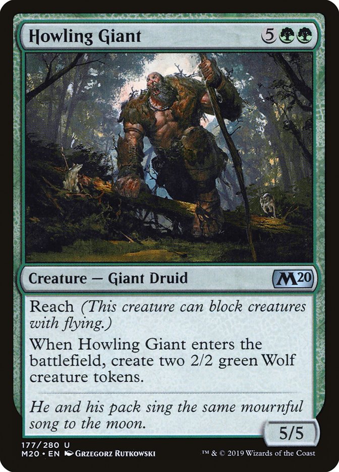 Howling Giant [Core Set 2020] | Game Master's Emporium (The New GME)