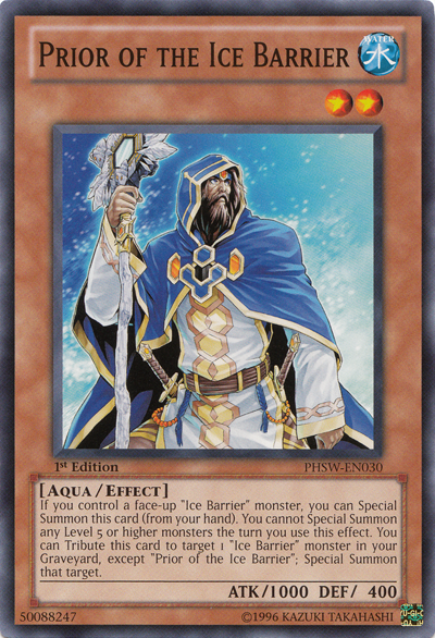 Prior of the Ice Barrier [PHSW-EN030] Common | Game Master's Emporium (The New GME)