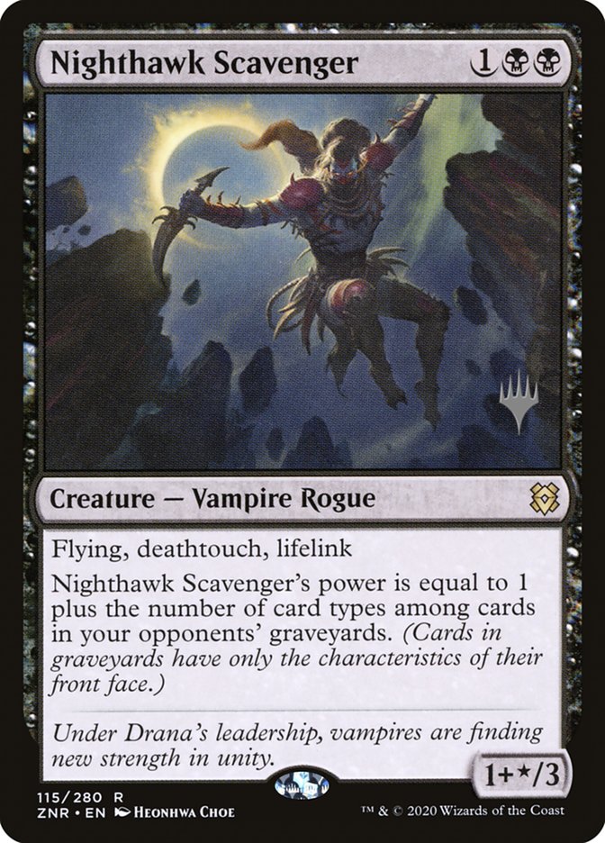 Nighthawk Scavenger (Promo Pack) [Zendikar Rising Promos] | Game Master's Emporium (The New GME)