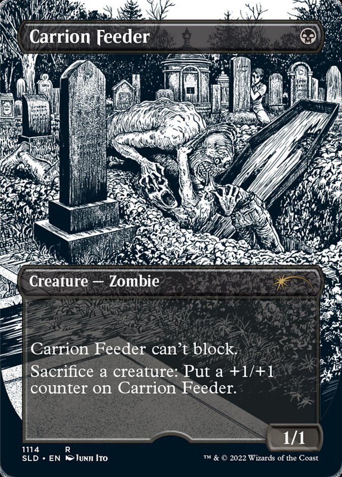 Carrion Feeder (Borderless Etched Foil) [Secret Lair Drop Series] | Game Master's Emporium (The New GME)