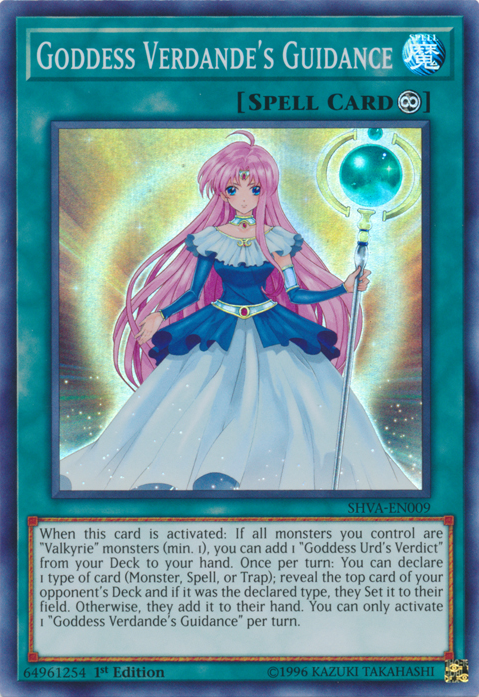 Goddess Verdande's Guidance [SHVA-EN009] Super Rare | Game Master's Emporium (The New GME)