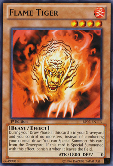 Flame Tiger [BP02-EN113] Mosaic Rare | Game Master's Emporium (The New GME)