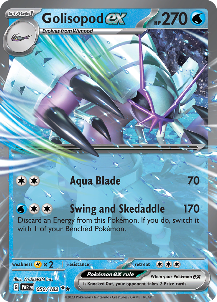 Golisopod ex (050/182) [Scarlet & Violet: Paradox Rift] | Game Master's Emporium (The New GME)