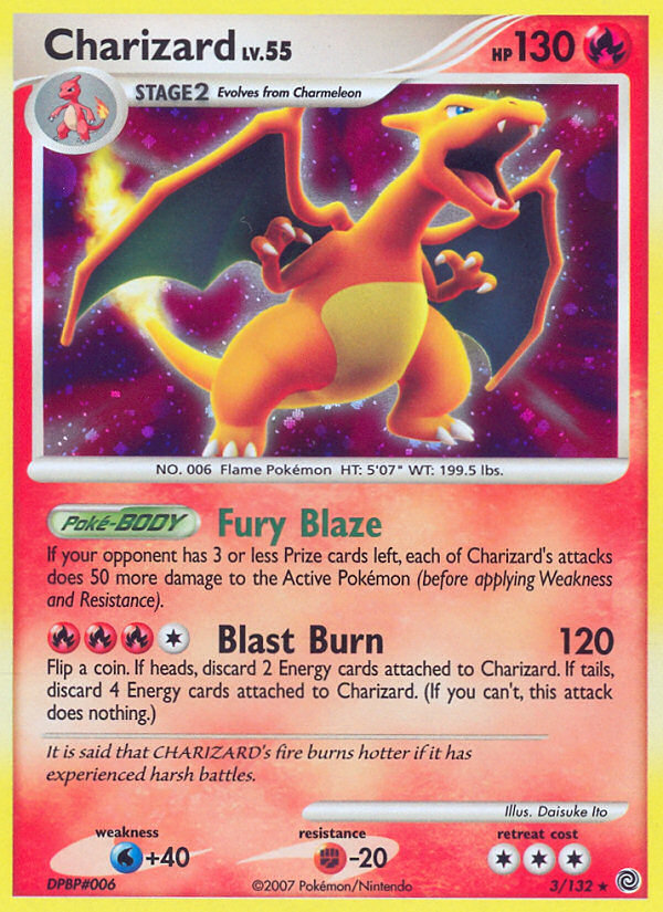 Charizard (3/132) [Diamond & Pearl: Secret Wonders] | Game Master's Emporium (The New GME)