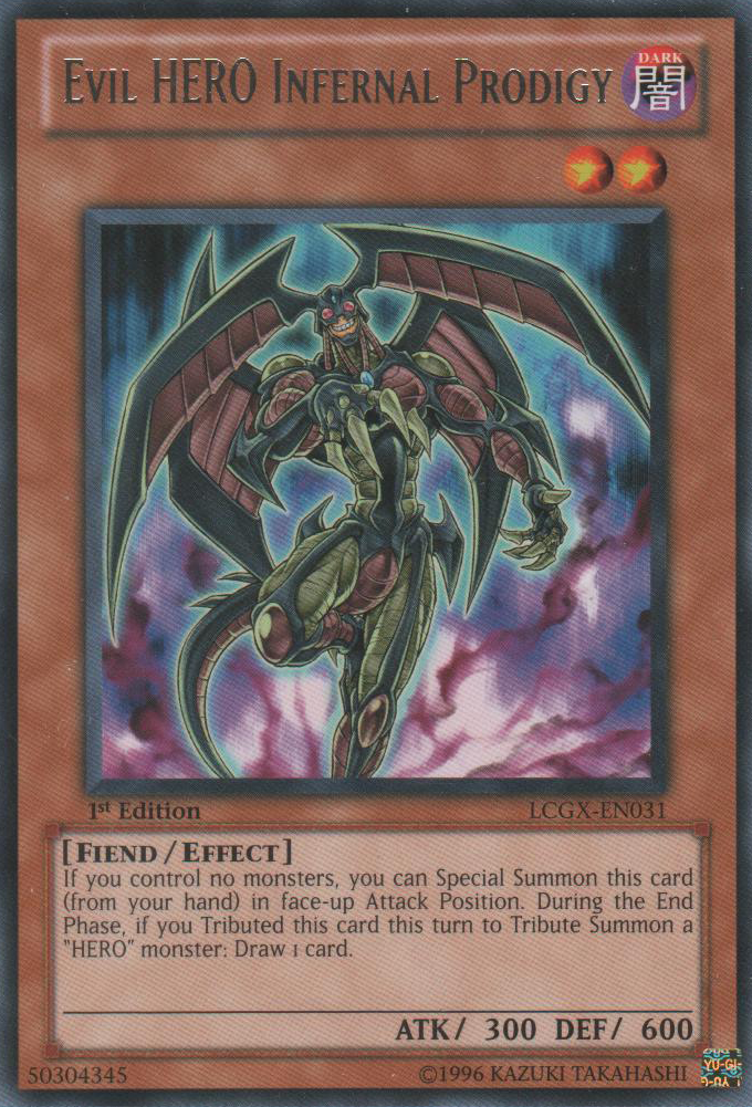 Evil HERO Infernal Prodigy [LCGX-EN031] Rare | Game Master's Emporium (The New GME)