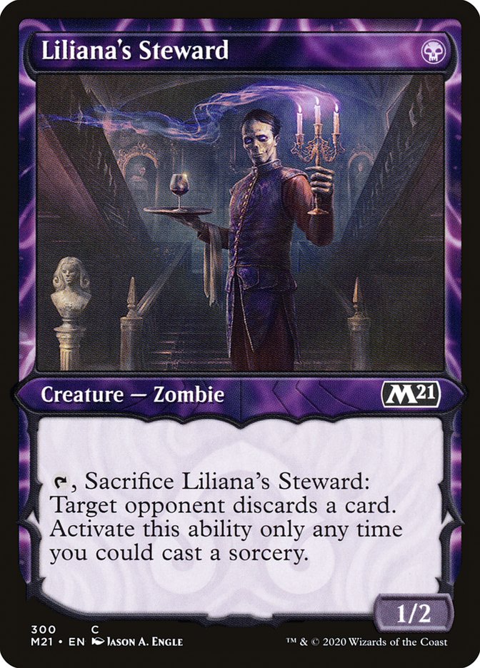 Liliana's Steward (Showcase) [Core Set 2021] | Game Master's Emporium (The New GME)