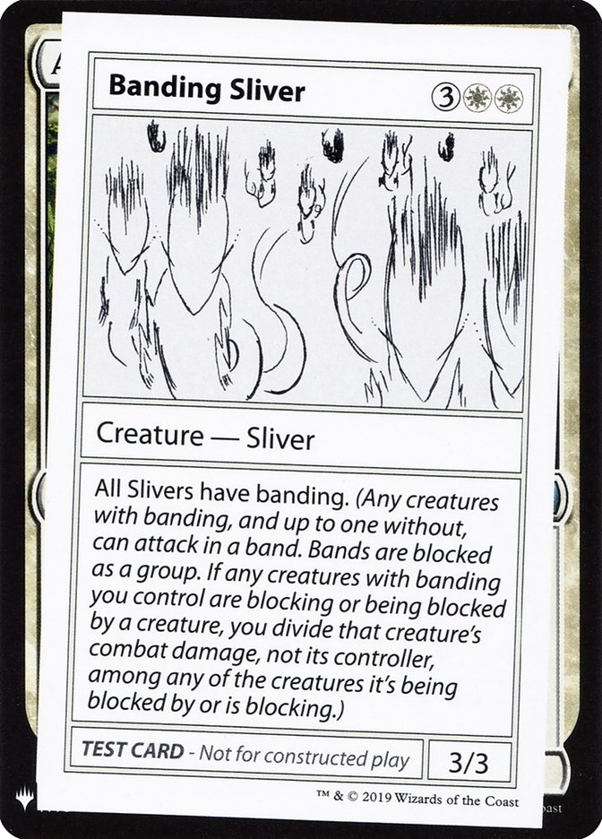 Banding Sliver [Mystery Booster Playtest Cards] | Game Master's Emporium (The New GME)