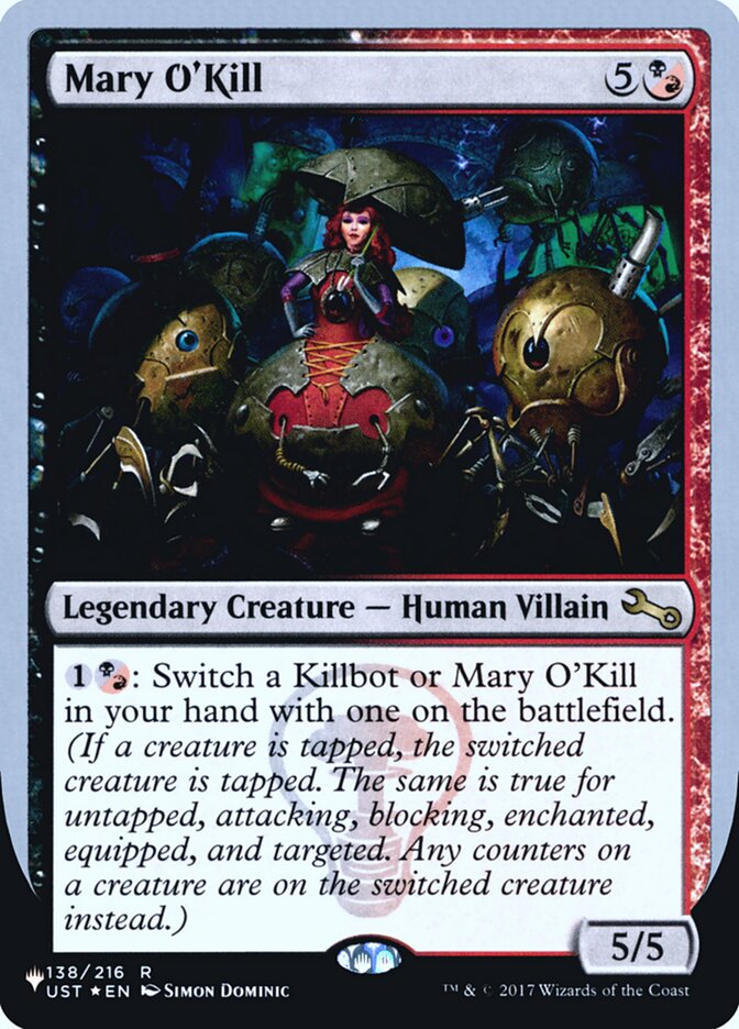 Mary O'Kill (Unfinity Foil Edition) [The List] | Game Master's Emporium (The New GME)