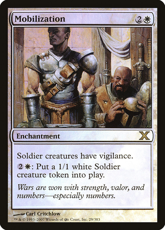Mobilization (Premium Foil) [Tenth Edition] | Game Master's Emporium (The New GME)