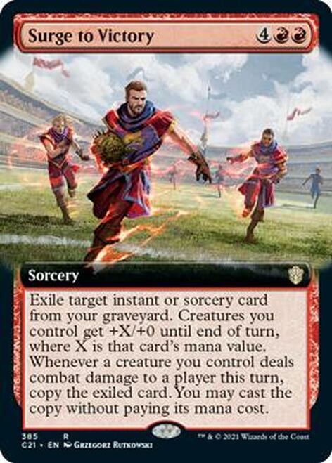 Surge to Victory (Extended Art) [Commander 2021] | Game Master's Emporium (The New GME)