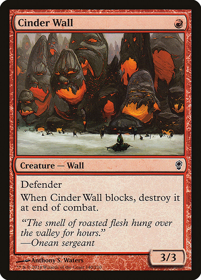 Cinder Wall [Conspiracy] | Game Master's Emporium (The New GME)