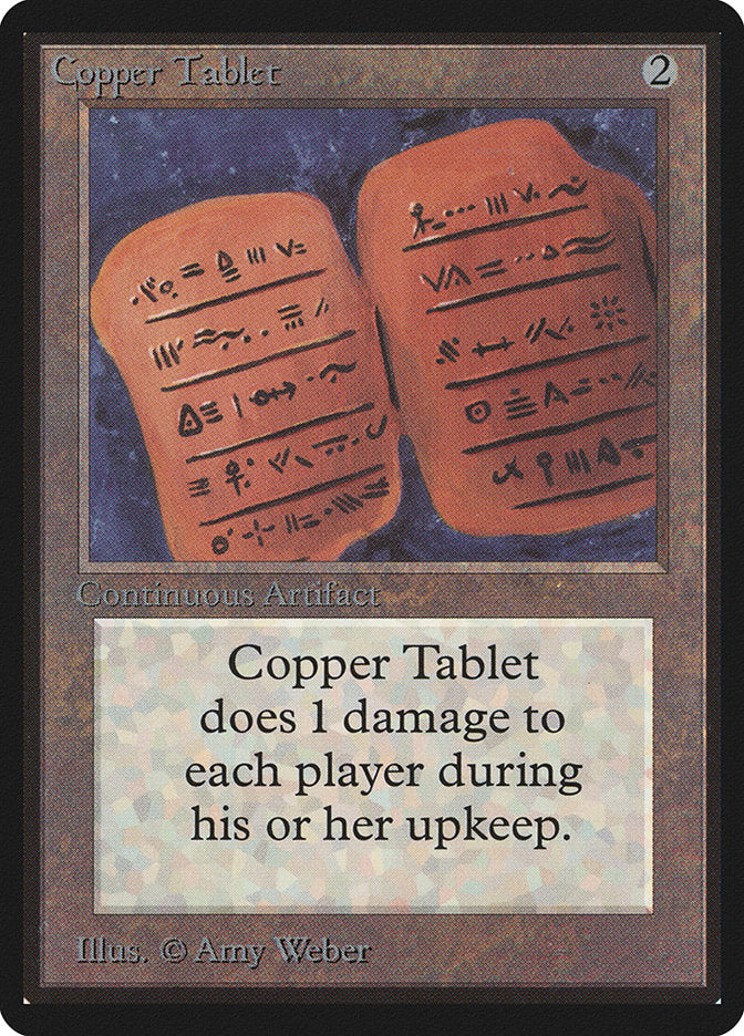 Copper Tablet [Beta Edition] | Game Master's Emporium (The New GME)