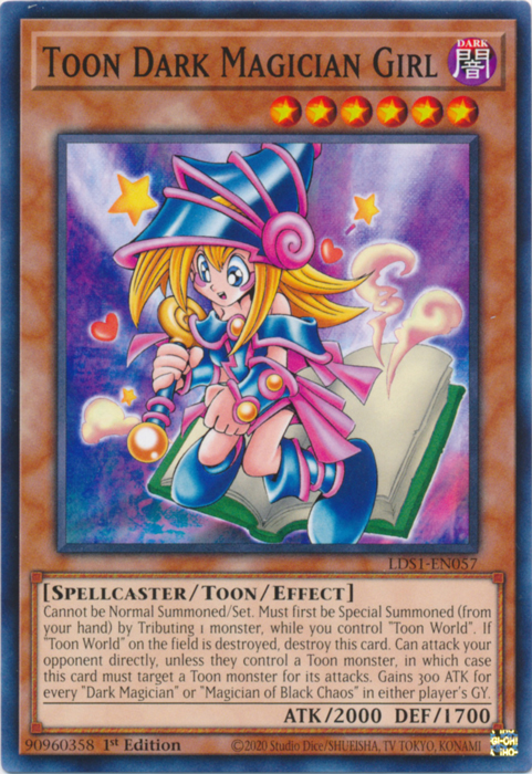 Toon Dark Magician Girl [LDS1-EN057] Common | Game Master's Emporium (The New GME)