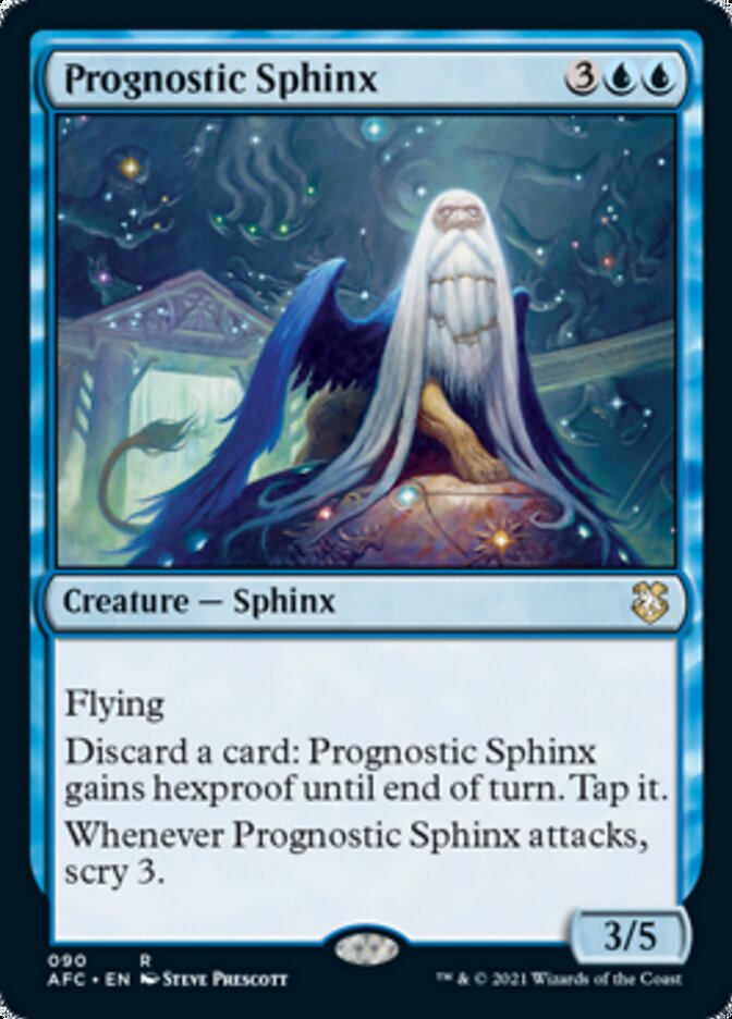 Prognostic Sphinx [Dungeons & Dragons: Adventures in the Forgotten Realms Commander] | Game Master's Emporium (The New GME)
