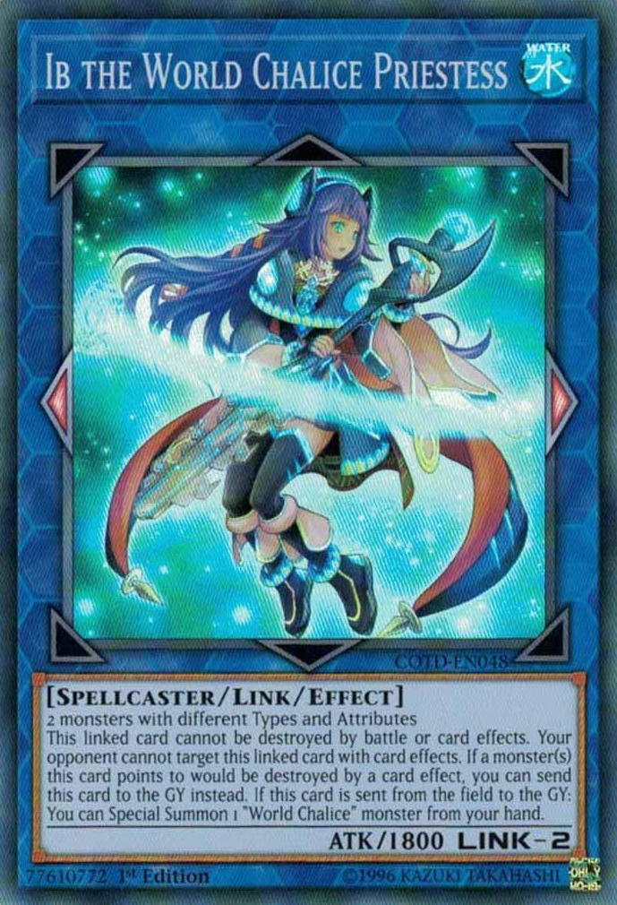 Ib the World Chalice Priestess [COTD-EN048] Super Rare | Game Master's Emporium (The New GME)