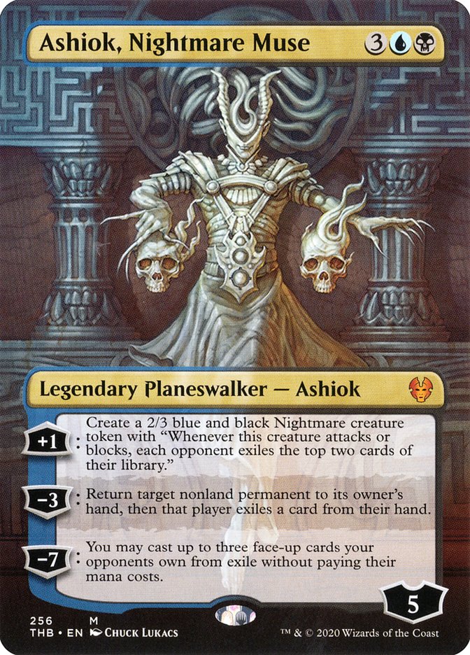 Ashiok, Nightmare Muse (Borderless) [Theros Beyond Death] | Game Master's Emporium (The New GME)