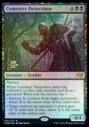 Cemetery Desecrator [Innistrad: Crimson Vow Prerelease Promos] | Game Master's Emporium (The New GME)