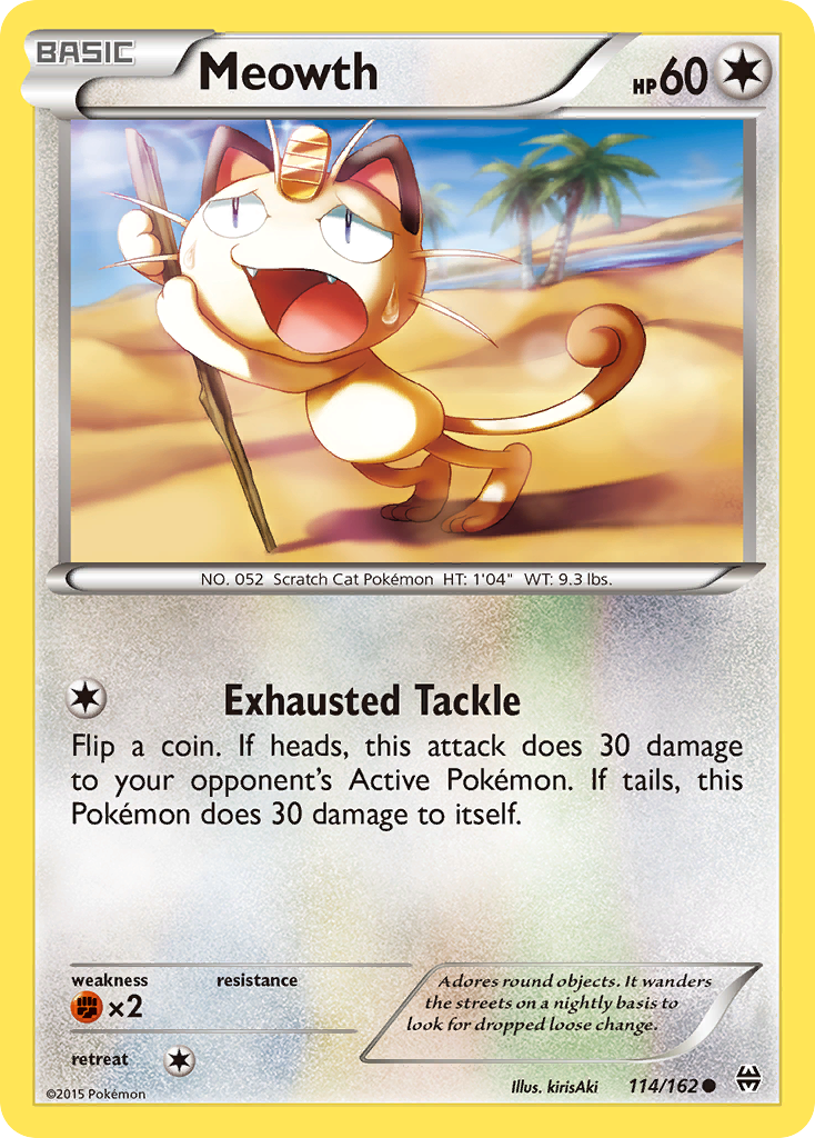Meowth (114/162) [XY: BREAKthrough] | Game Master's Emporium (The New GME)