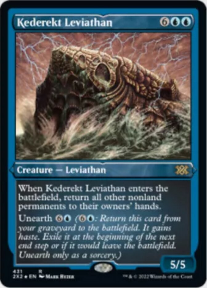 Kederekt Leviathan (Foil Etched) [Double Masters 2022] | Game Master's Emporium (The New GME)