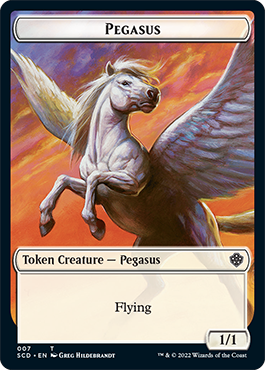 Pegasus // Thopter Double-Sided Token [Starter Commander Decks] | Game Master's Emporium (The New GME)