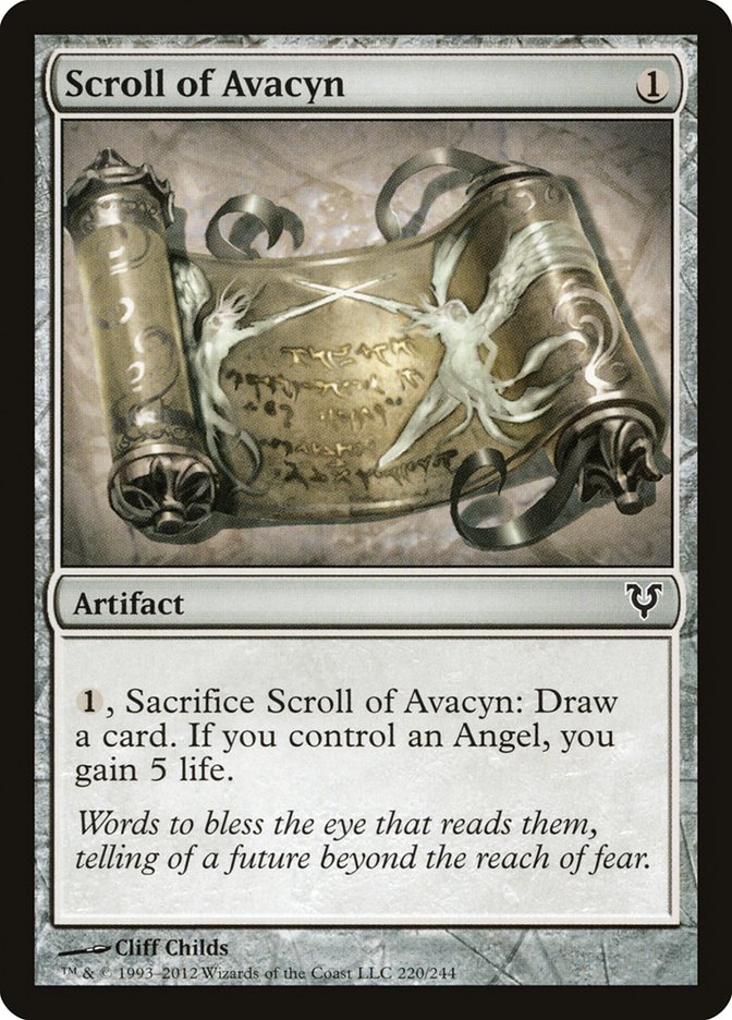 Scroll of Avacyn [Avacyn Restored] | Game Master's Emporium (The New GME)