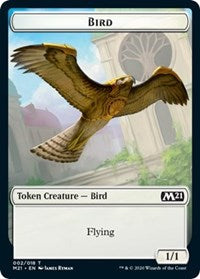 Bird // Saproling Double-Sided Token [Core Set 2021 Tokens] | Game Master's Emporium (The New GME)