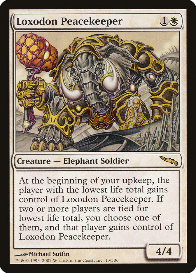 Loxodon Peacekeeper [Mirrodin] | Game Master's Emporium (The New GME)