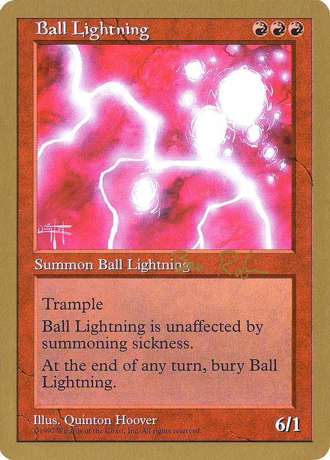 Ball Lightning (Ben Rubin) [World Championship Decks 1998] | Game Master's Emporium (The New GME)