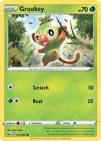 Grookey (011/202) (Premium Collection) [Sword & Shield: Base Set] | Game Master's Emporium (The New GME)