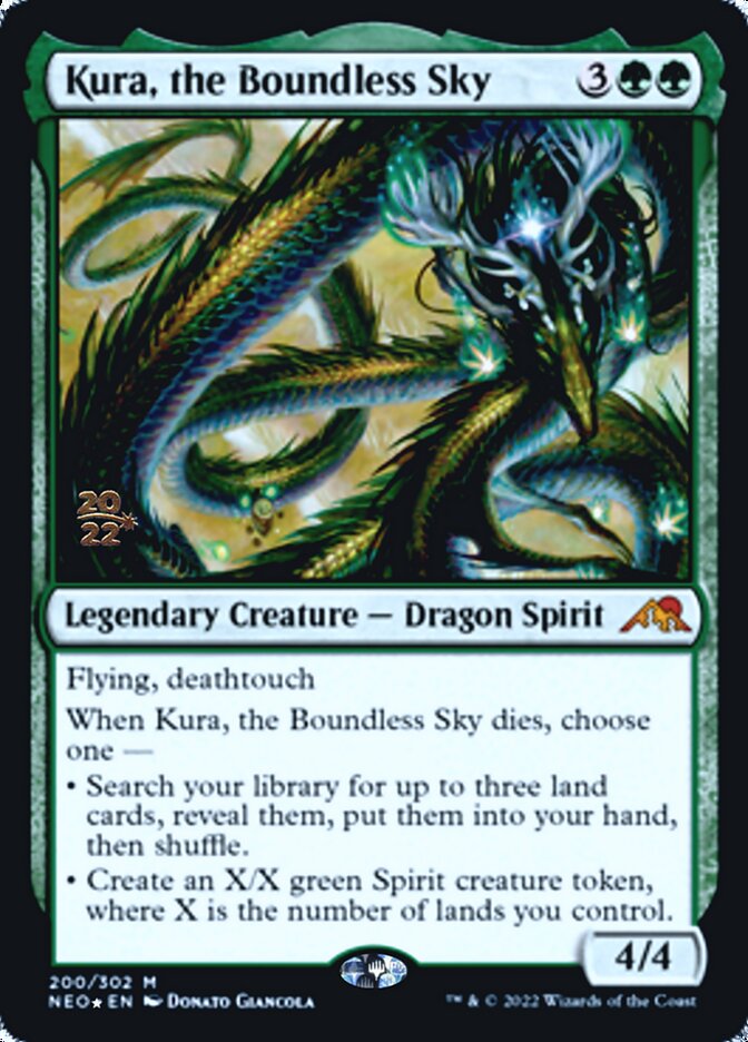 Kura, the Boundless Sky [Kamigawa: Neon Dynasty Prerelease Promos] | Game Master's Emporium (The New GME)