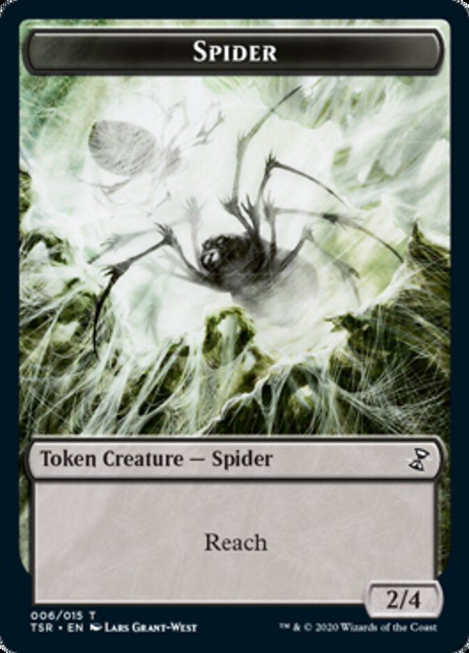 Spider Token [Time Spiral Remastered Tokens] | Game Master's Emporium (The New GME)