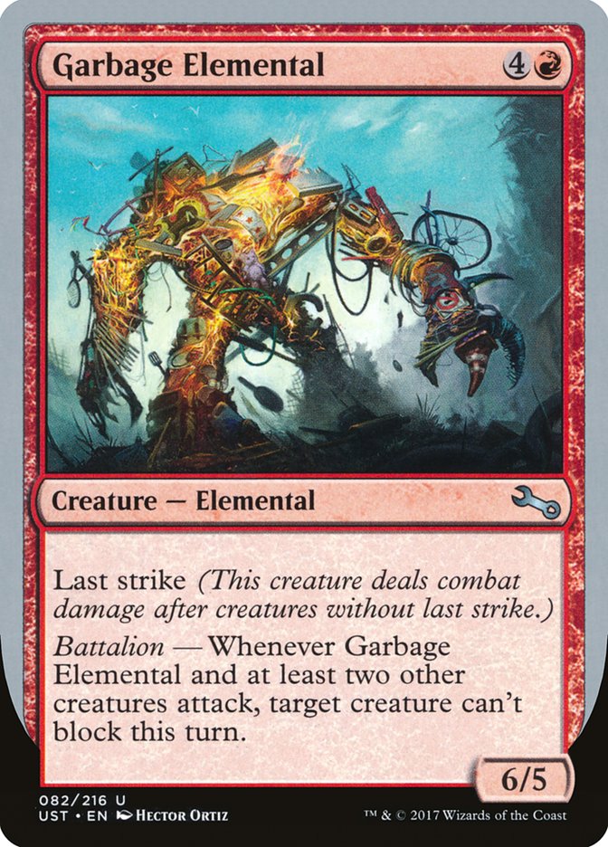 Garbage Elemental (6/5 Creature) [Unstable] | Game Master's Emporium (The New GME)