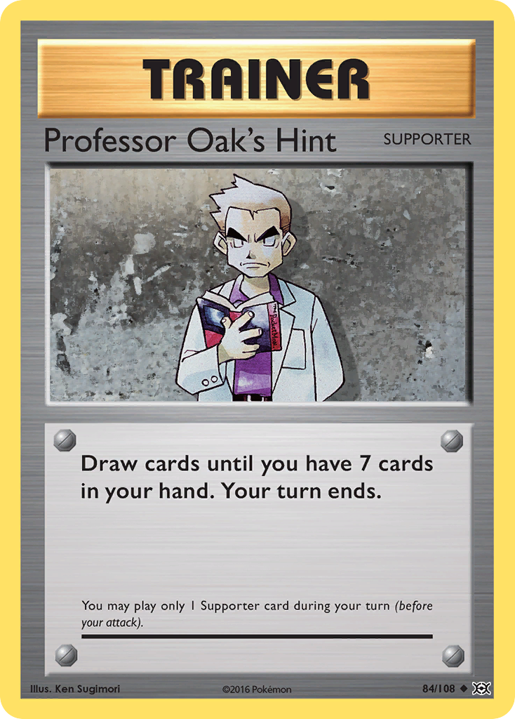 Professor Oak's Hint (84/108) [XY: Evolutions] | Game Master's Emporium (The New GME)