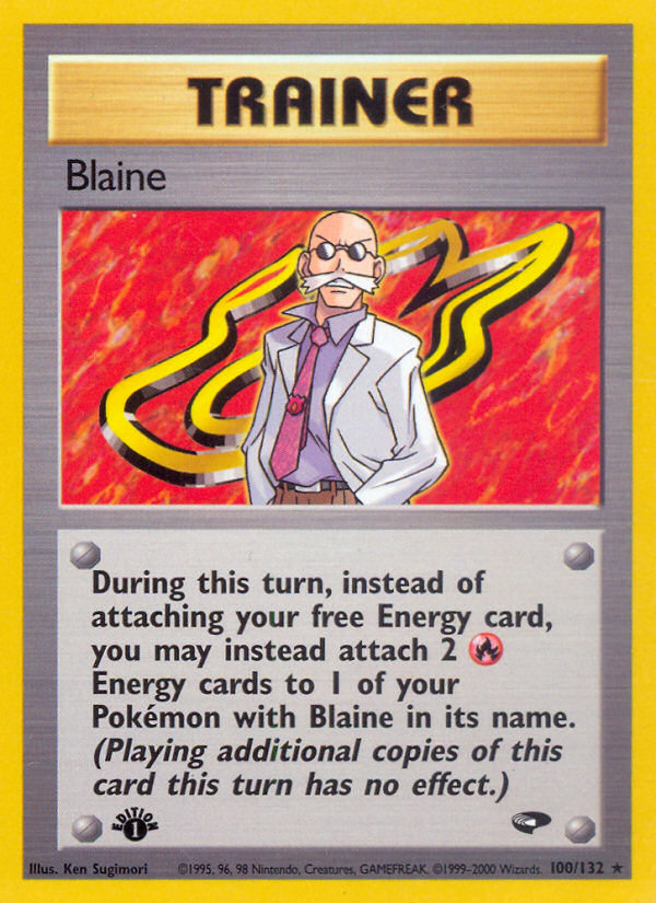 Blaine (100/132) [Gym Challenge 1st Edition] | Game Master's Emporium (The New GME)