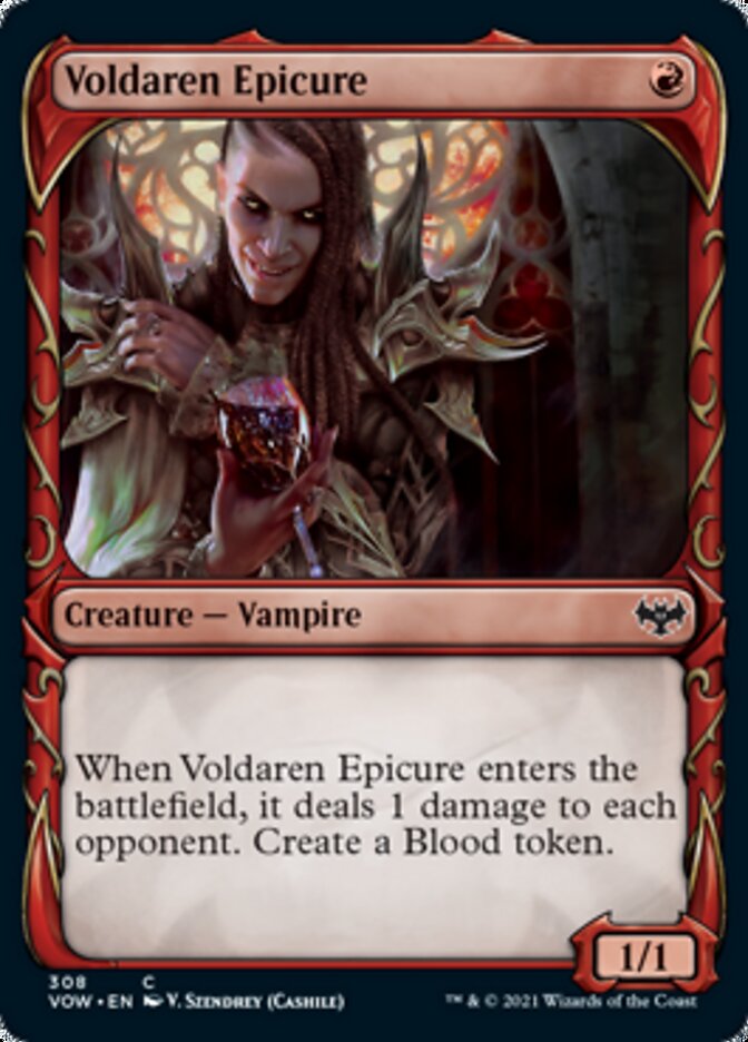 Voldaren Epicure (Showcase Fang Frame) [Innistrad: Crimson Vow] | Game Master's Emporium (The New GME)