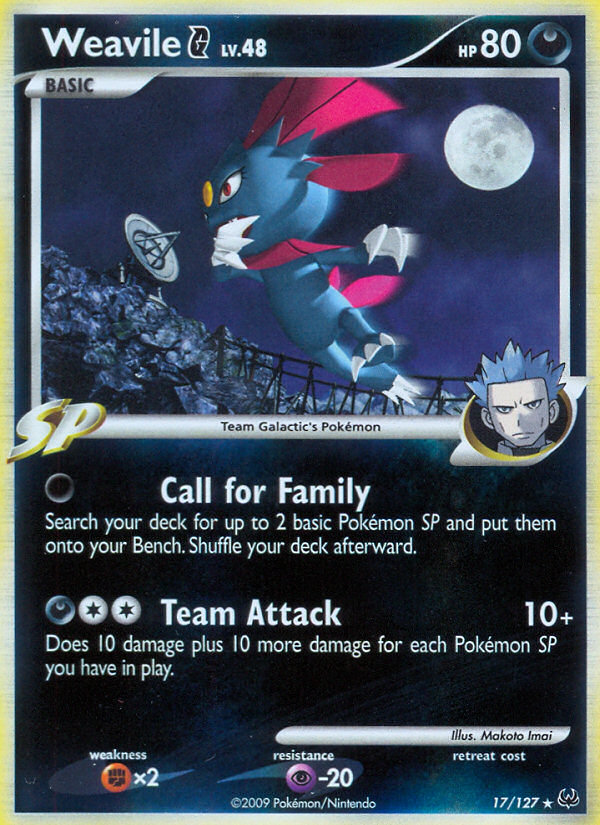 Weavile G (17/127) [Platinum: Base Set] | Game Master's Emporium (The New GME)