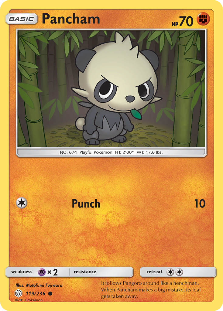 Pancham (119/236) [Sun & Moon: Cosmic Eclipse] | Game Master's Emporium (The New GME)