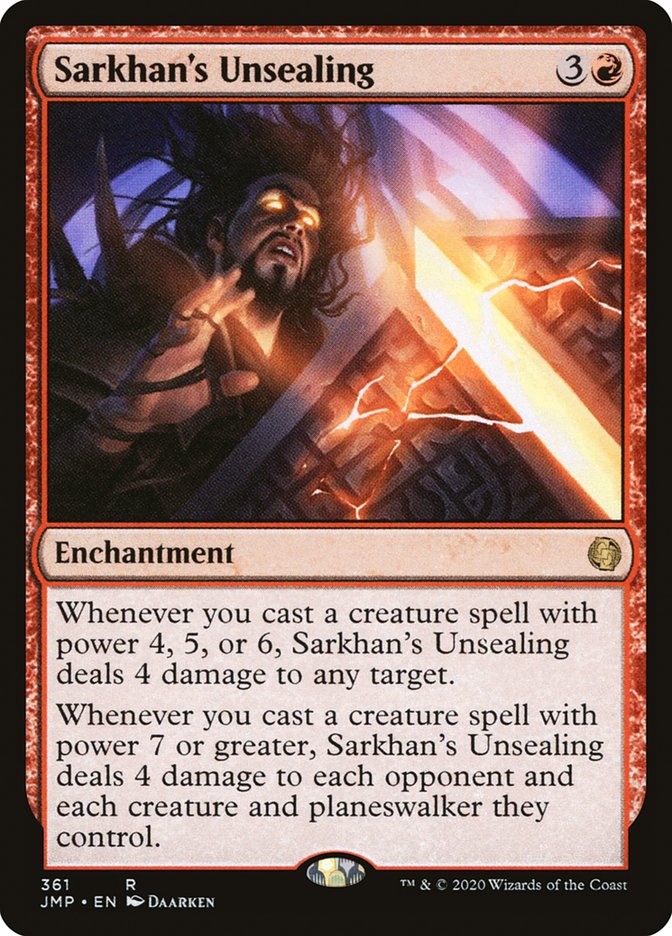 Sarkhan's Unsealing [Jumpstart] | Game Master's Emporium (The New GME)