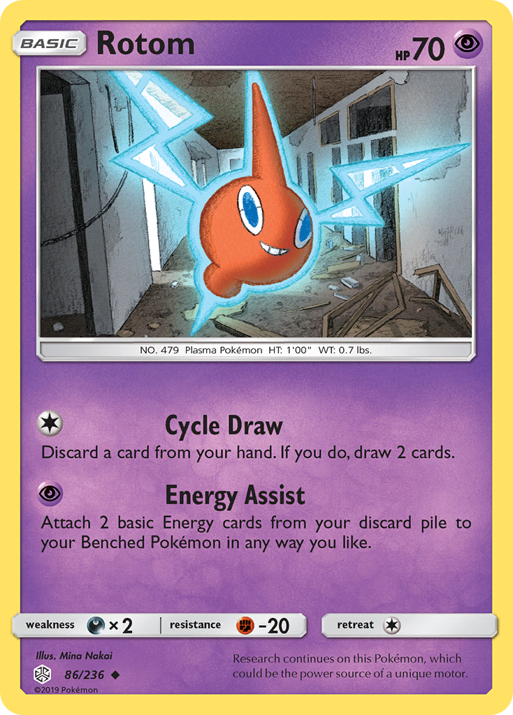 Rotom (86/236) [Sun & Moon: Cosmic Eclipse] | Game Master's Emporium (The New GME)
