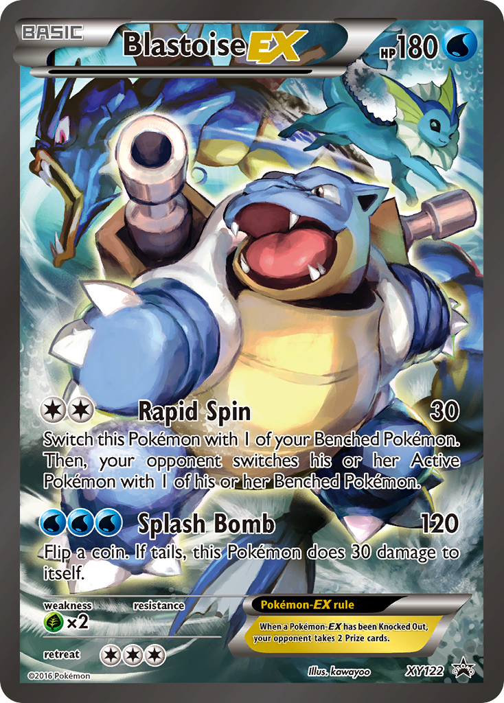 Blastoise EX (XY122) [XY: Black Star Promos] | Game Master's Emporium (The New GME)