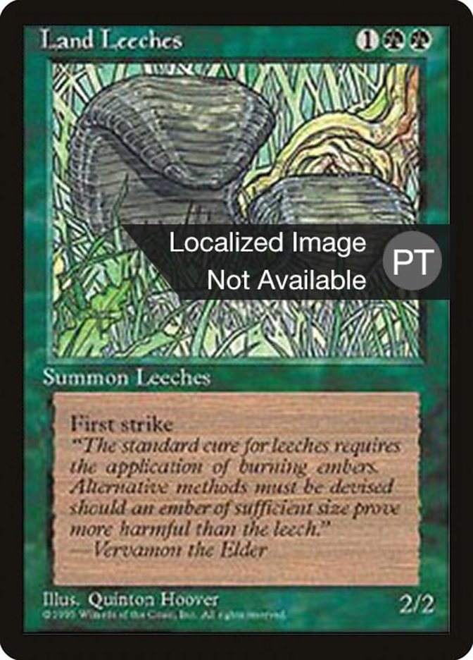 Land Leeches [Fourth Edition (Foreign Black Border)] | Game Master's Emporium (The New GME)