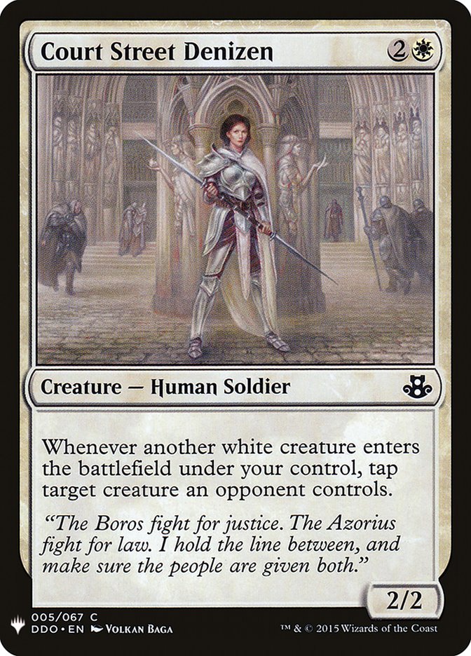 Court Street Denizen [Mystery Booster] | Game Master's Emporium (The New GME)