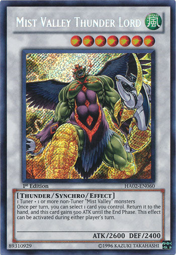 Mist Valley Thunder Lord [HA02-EN060] Secret Rare | Game Master's Emporium (The New GME)