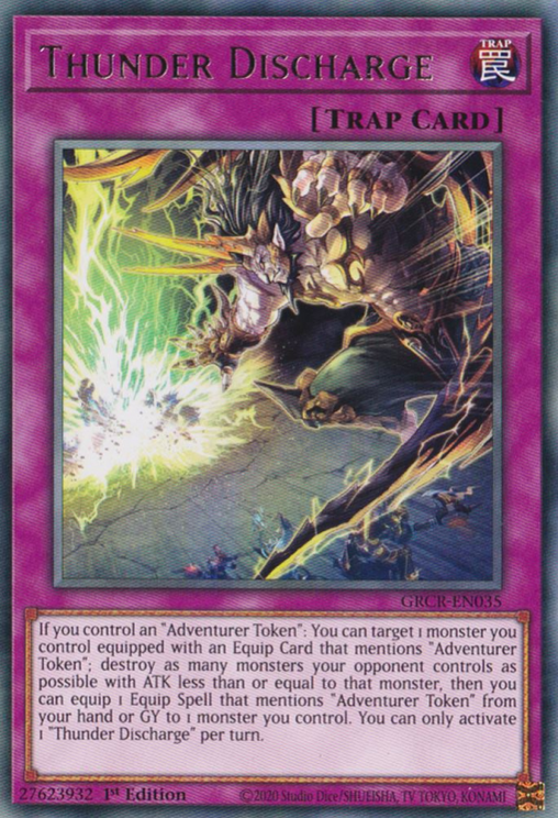 Thunder Discharge [GRCR-EN035] Rare | Game Master's Emporium (The New GME)