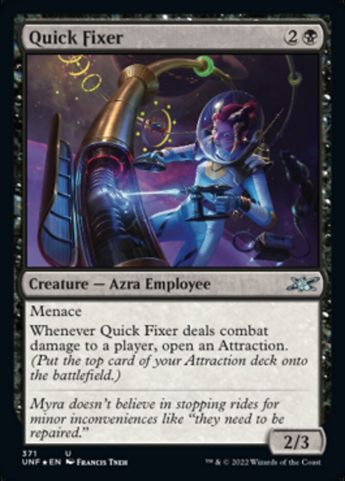 Quick Fixer (Galaxy Foil) [Unfinity] | Game Master's Emporium (The New GME)