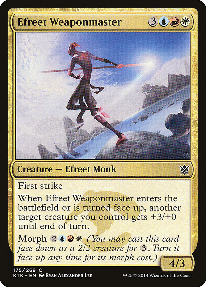 Efreet Weaponmaster [Khans of Tarkir] | Game Master's Emporium (The New GME)